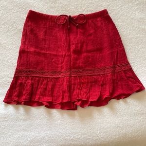 Station Wagon Red Skirt